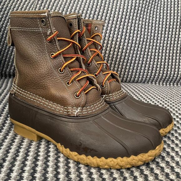 Bean Boot by L. L. Bean 8” lace up duck boot women’s shoe size 7 - Picture 1 of 12